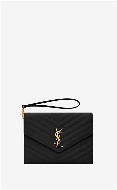 Saint Laurent Cassandre Matelassé Flap Pouch 